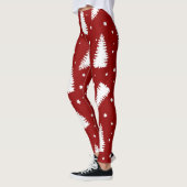 Grappige rode kerst leggings (Links)