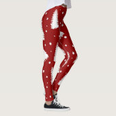 Grappige rode kerst leggings (Rechts)