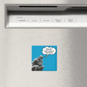 Grappige Rodin Denker Beeldje - Pizza of Thais Ete Magneet (Insitu (Vaatwasser))