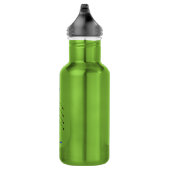 Grappige roeibus aan de leiding sport waterfles  (Rechts)