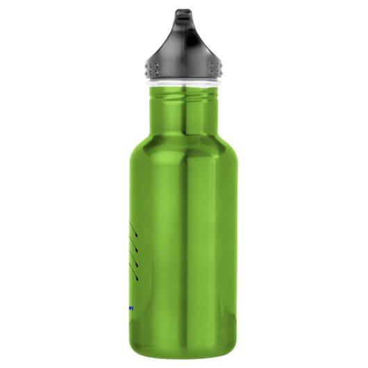 Grappige roeibus aan de leiding sport waterfles  (Rechts)