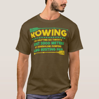 Grappige roeigeschenken Geen rust geen time-outs 2 T-shirt