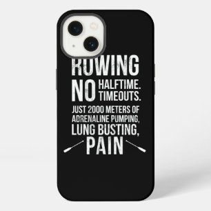 Grappige roeisjorte zonder rusttijd en pauzes iPhone 13 hoesje