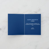 Grappige Roeivrouw Blauwe Zuster 50ste Verjaardag Kaart (Binnen)