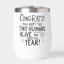 Grappige roestvrij stalen wijnbeker - Duurzaam rei