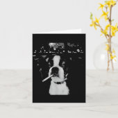 Grappige Roken Hond Meme Kaart (Gele Bloem)