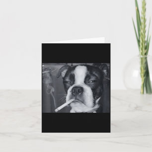 Grappige Roken Hond Meme Sigaret Gen Z Meme Hond L Kaart