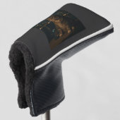 Grappige Rokkende Kat Meme Stomme Hersenrot Golfheadcover (3/4 voorkant)