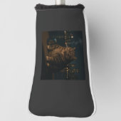Grappige Rokkende Kat Meme Stomme Hersenrot Golfheadcover (Draai 90)