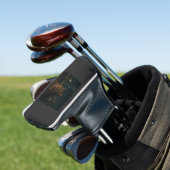 Grappige Rokkende Kat Meme Stomme Hersenrot Golfheadcover (Insitu)