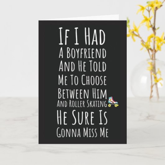 Grappige Roller Derby Kaarten Schaatssport Schaats (Gele Bloem)