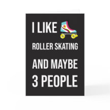 Grappige Roller Skaten Kaarten Schaats Schaatser H