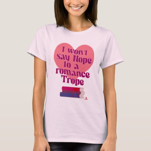 Grappige Romance touw lezen slogan T-shirt (Voorkant)
