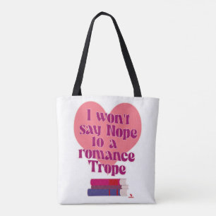 Grappige Romance Touwlezer Love Motto Tote Bag