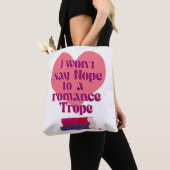 Grappige Romance Touwlezer Love Motto Tote Bag (Dichtbij)