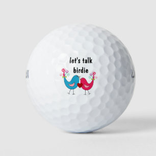 Grappige romantische golfballen