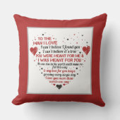 grappige romantische Jubileum woordkunst Kussen (Voorkant)