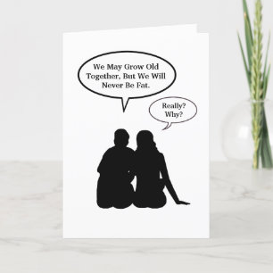 Grappige Romantische Kookkaart voor Koppels Kaart