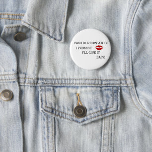Grappige romantische quote ronde button 5,7 cm