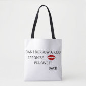 Grappige romantische quote tote bag (Voorkant)