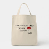 Grappige romantische quote tote bag (Achterkant)