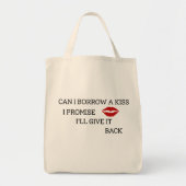 Grappige romantische quote tote bag (Voorkant)