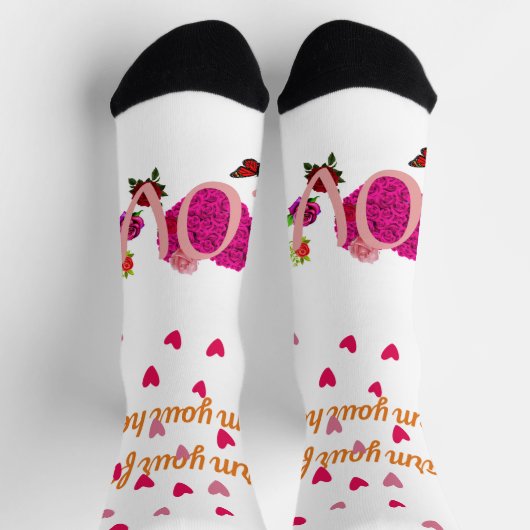 Grappige Romantische Sokken – "Je Weet dat Ik van  (Top)