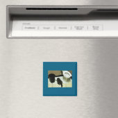 Grappige Rommel Panda Dronken Wasbeer Magneet (Insitu (Vaatwasser))