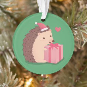 Grappige Rommelige Kerstmis Egel Kinderkamer Versi Ornament