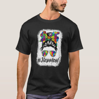 Grappige rommelige knot stiefmoeder autisme puzzel t-shirt