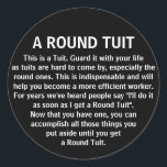 Grappige Ronde Tuit Kantoor Co Worker Humor Sticker<br><div class="desc">Deze sticker zal lachen om de kantoor, je collega's zullen hier zeker van houden.</div>