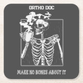 Grappige röntgenfoto  Medisch Werk Ortho Doc Kartonnen Onderzetters (Voorkant)