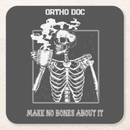 Grappige röntgenfoto Medisch Werk Ortho Doc Kartonnen Onderzetters