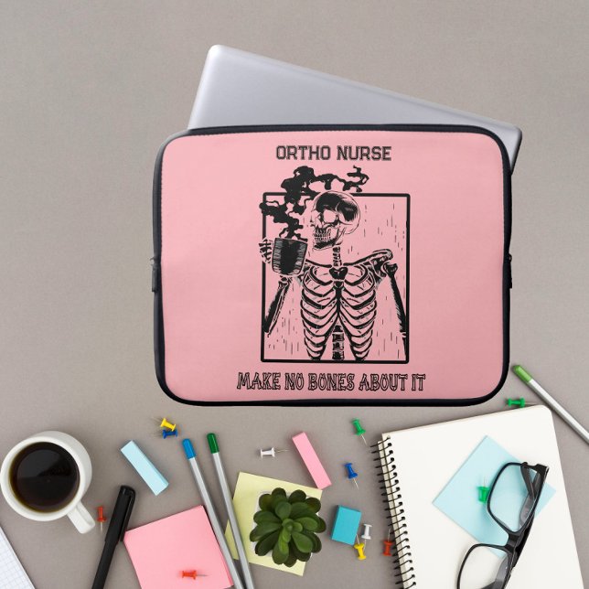 Grappige röntgenfoto  Medisch Werk Ortho Verpleegs Laptop Sleeve (Creator heeft geüpload)
