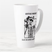 Grappige röntgenfoto Medisch Werk Ortho Verpleegs Latte Mok (Rechterhoek)