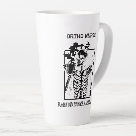 Grappige röntgenfoto Medisch Werk Ortho Verpleegs Latte Mok (Rechterhoek)