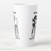 Grappige röntgenfoto Medisch Werk Ortho Verpleegs Latte Mok (Voorkant)