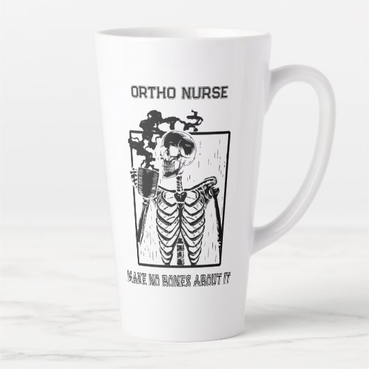 Grappige röntgenfoto Medisch Werk Ortho Verpleegs Latte Mok (Rechts)