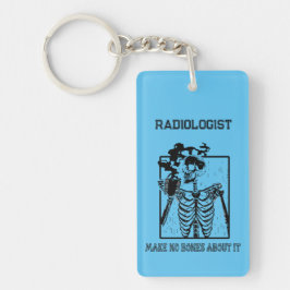 Grappige röntgenfoto Medisch Werk Radioloog Sleutelhanger