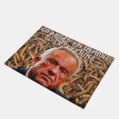 Grappige rood aangelopen Robert F. Kennedy Jr & He Deurmat (Schuin)