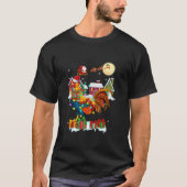 Grappige Rooster Kerst Lelijke trui Rooster Xmas T-shirt (Voorkant)