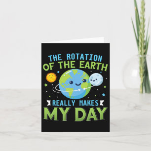 Grappige rotatie van Earth Science Teacher Earth D Kaart