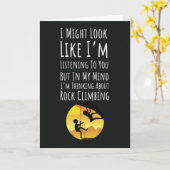 Grappige Rotklimmer Kaarten Klimsporten (Gele Bloem)