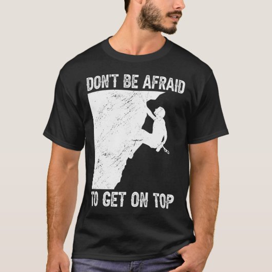 Grappige Rots klimmen Boulderen T-shirt (Voorkant)