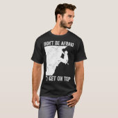 Grappige Rots klimmen Boulderen T-shirt (Voorkant volledig)