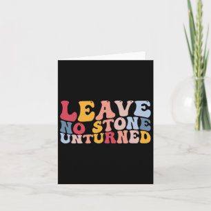 Grappige rotsachtige geologie laat geen steen acht kaart