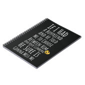 Grappige rotsklimcadeaus voor haar klimmersvrouwen notitieboek (Linkerzijde)