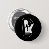 Grappige Rotsklimkunst Voor Mannen Vrouwen Boulder Ronde Button 5,7 Cm (Voorkant /achterkant)