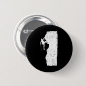 Grappige rotsklimmende bergbeklimmer Bouldering Mo Ronde Button 5,7 Cm (Voorkant /achterkant)