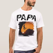 Grappige rotsklimmer | Boulderen - Papa Climber T-shirt (Voorkant)